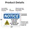 Signmission Do Not Enter If You Are Pregnant OSHA Notice Sign, Plastic, 24in W x 18in L, 2PK OS-2PACK-NS-P-1824-L-11188 - alternate 6
